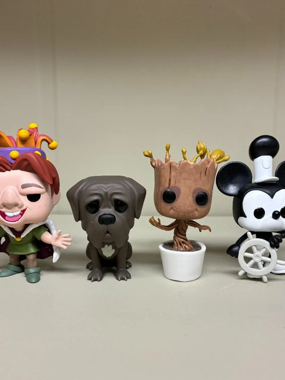 Funko Pop Disney Marvel Movies Figure Lot Quasimodo Mickey Groot John Wick Dog